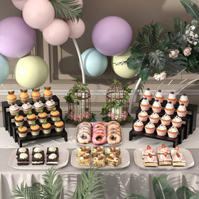 Vecxoty stackable cupcake stand 4-tier for party desserts