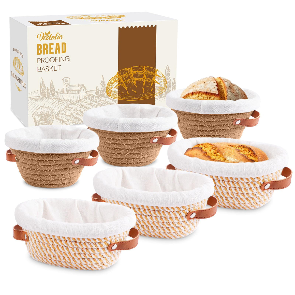 VEDALIO compact baskets store easily and hang for drying