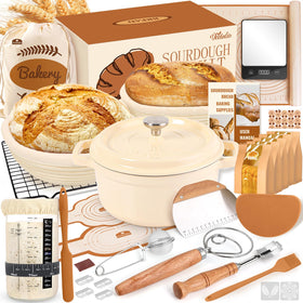 VEDALIO complete sourdough kit gift packaging ready for bakers.