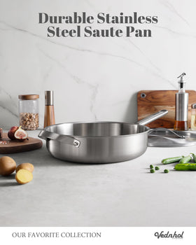 VEDNHOL all-cooktops-compatible set ideal for apartment kitchens and RV use.