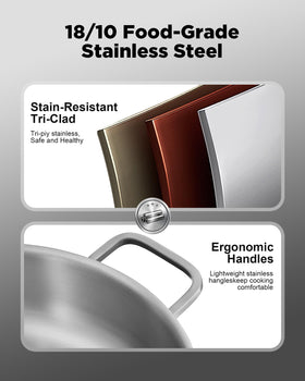 VEDNHOL induction-compatible base works on all cooktops.