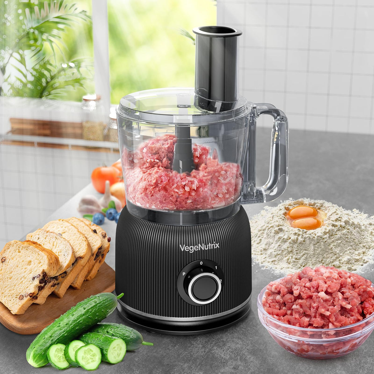VegeNutrix pro extractor blades handle nuts and vegetables with ease