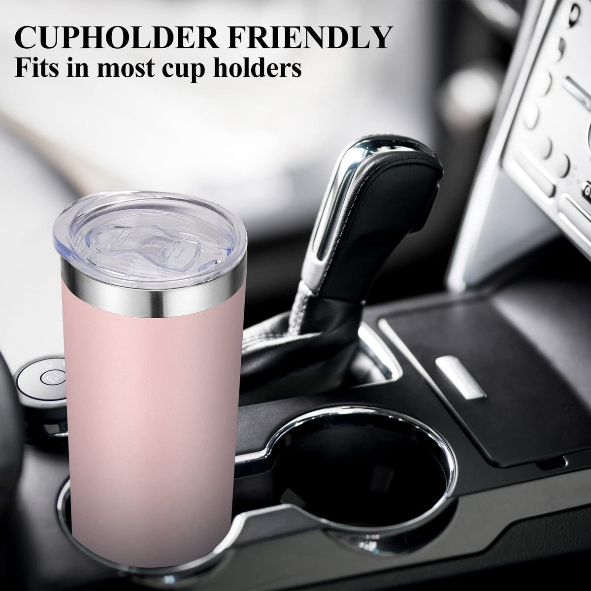 VEGOND travel-ready tumbler for coffee or cold beverages on the go.