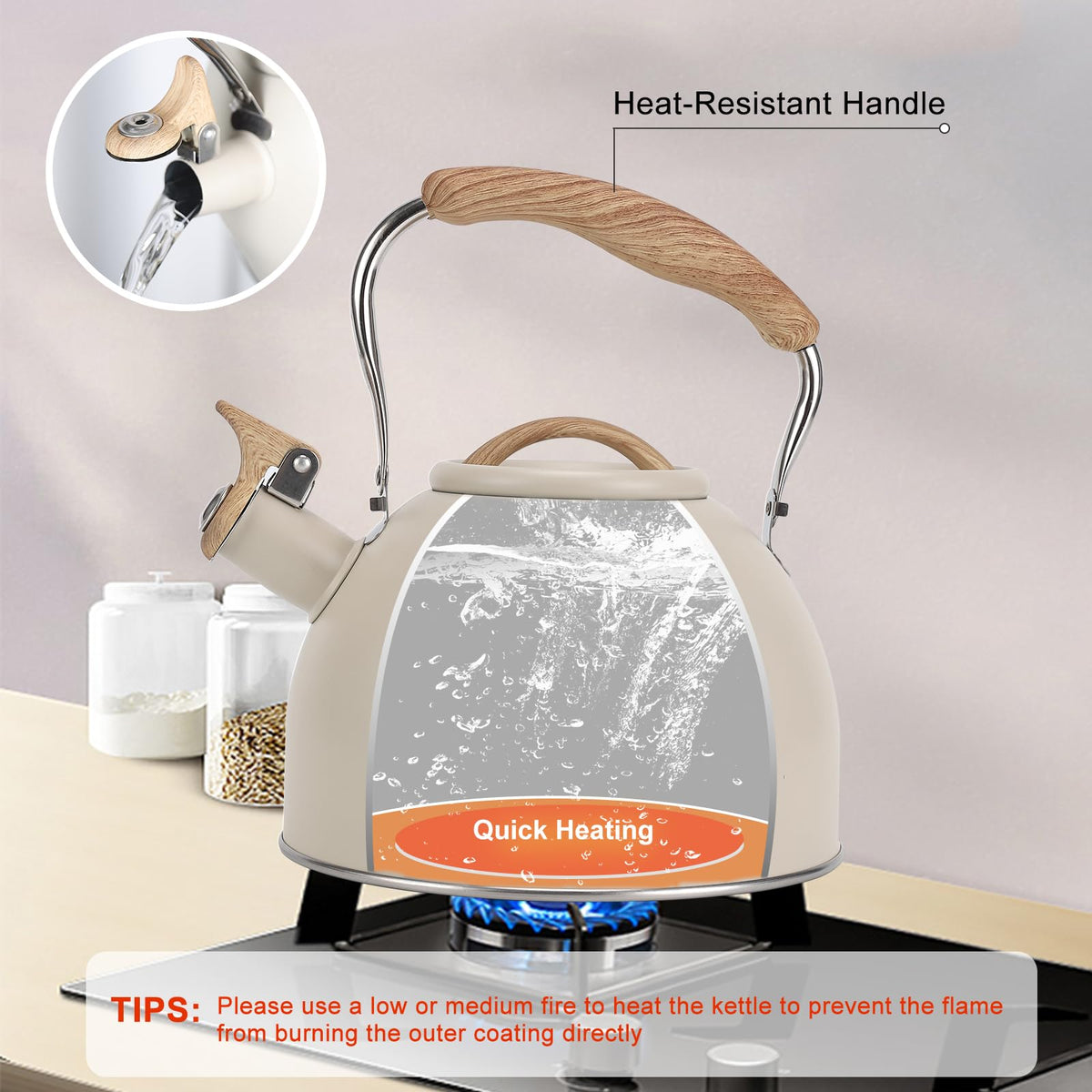 Vegoran 3.1-quart capacity serves up to 12 cups at once.