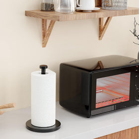 VEHHE Durable metal paper towel dispenser designed for busy kitchens.