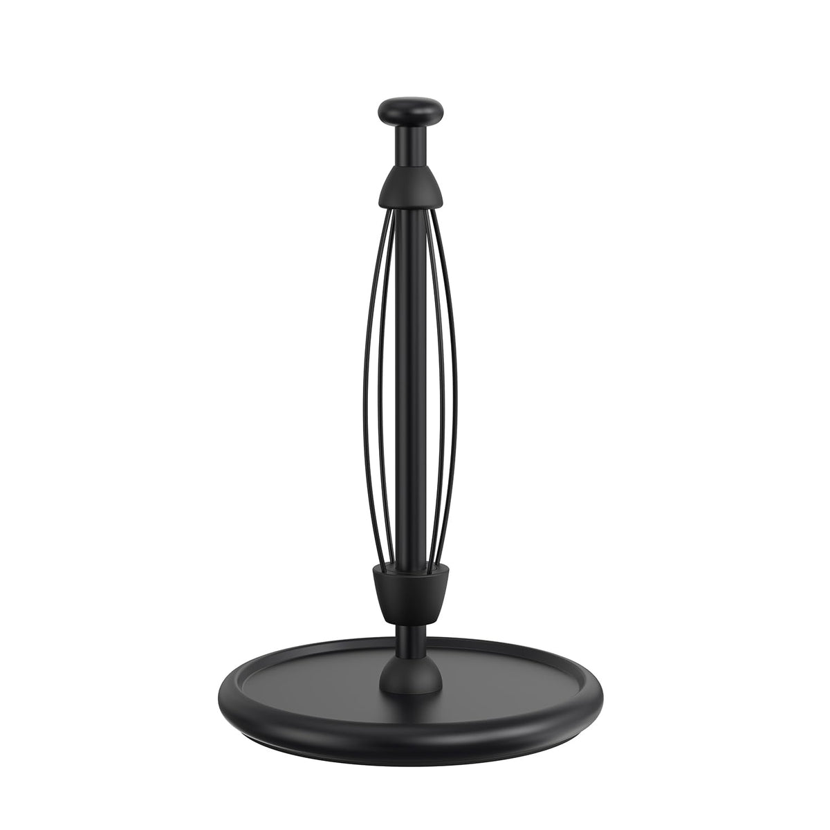 VEHHE paper towel holder with one-handed tear damper for quick, hands-free dispensing.
