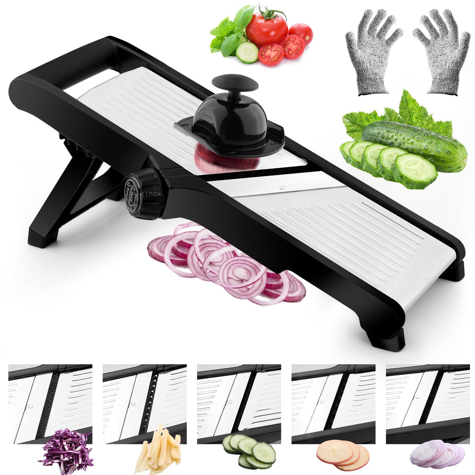 VEKAYA Mandoline Slicer unit for fast, even vegetable prep.