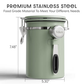 Airtight seal keeps aroma fresh and flavors intact in daily use.