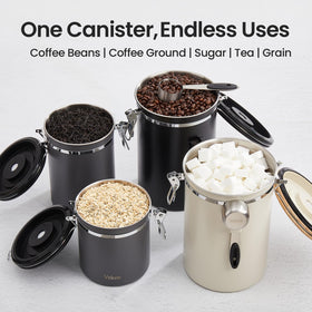 Veken canister helps organize pantry and kitchen storage