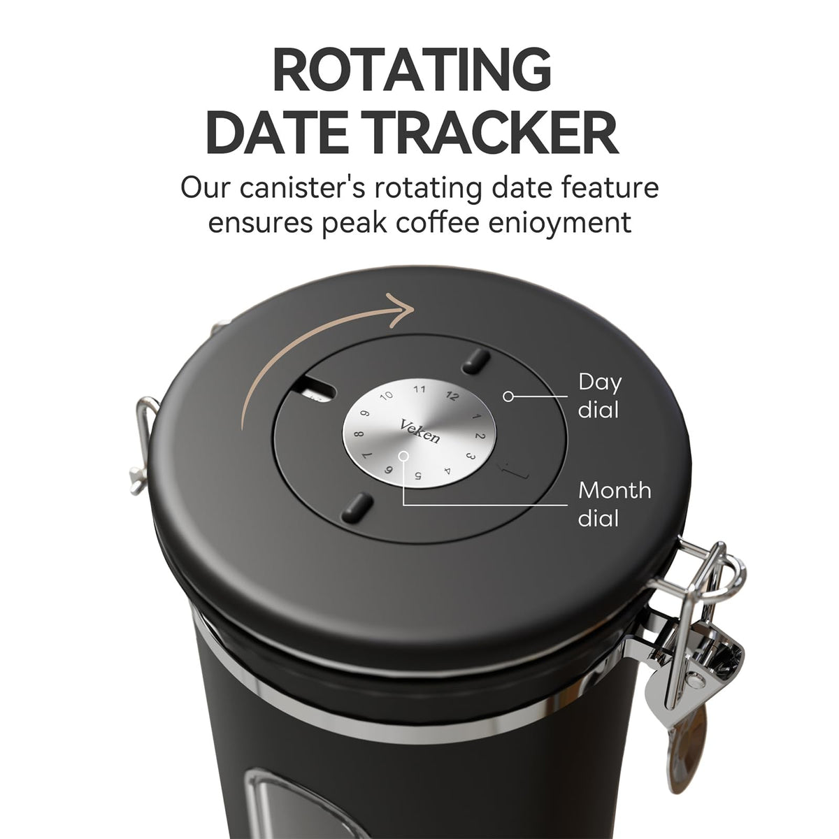 Veken durable 304 stainless steel construction keeps flavors intact