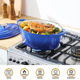 Velaze 7.5 qt capacity ideal for bread baking and family meals