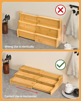 VenDotbi spice rack design with clear label visibility for quick recipe prep