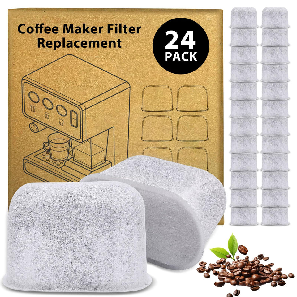 Veniassy charcoal water filter for Cuisinart, 24-pack, improves coffee quality.