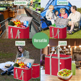 VENO collapsible sides show flexible design for bulky items and space-saving storage