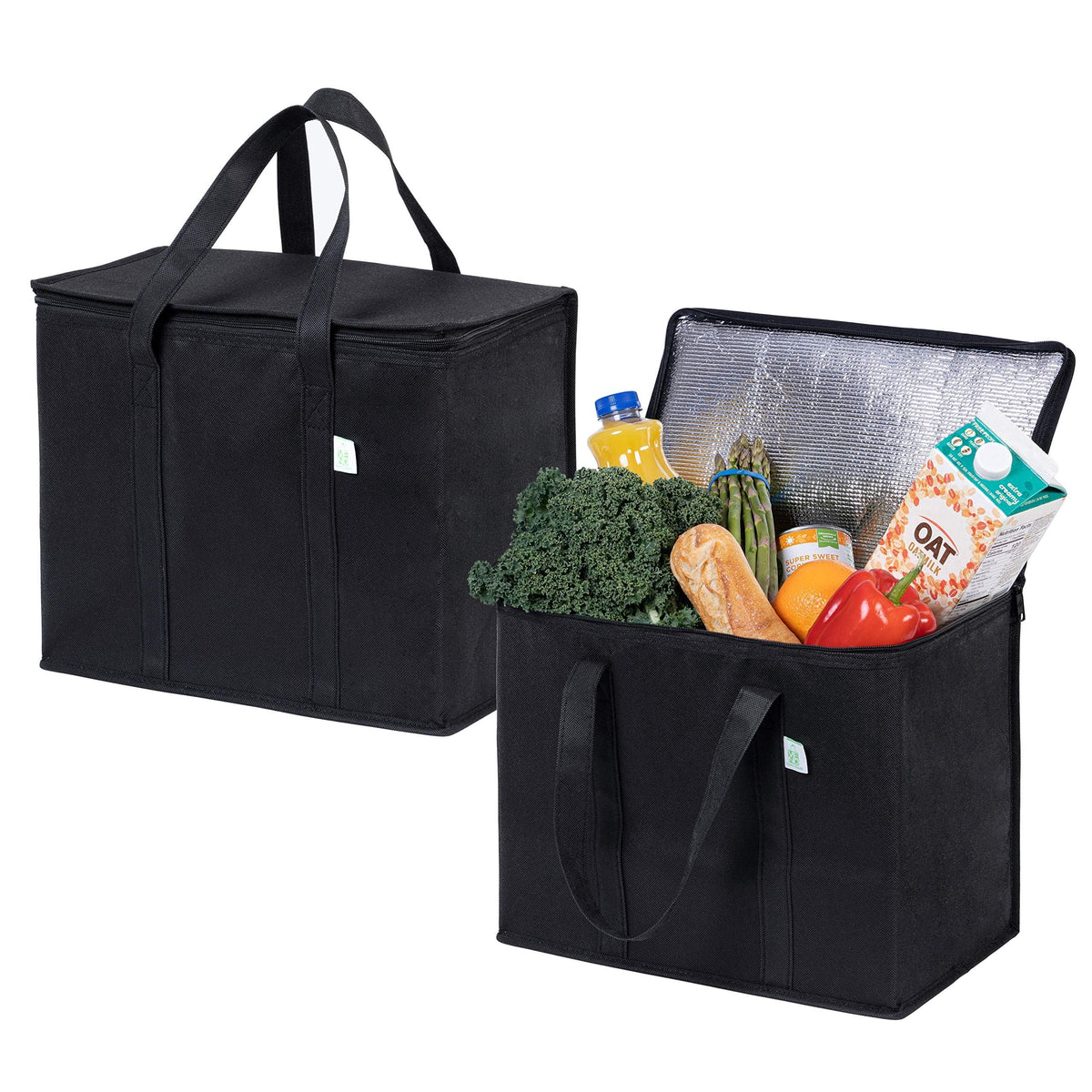 VENO 2-pack cooler bags insulated for freshness during transport.