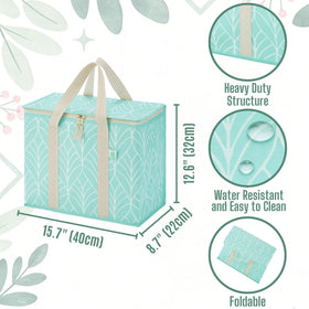 Large capacity VENO bags fit groceries, drinks, and more