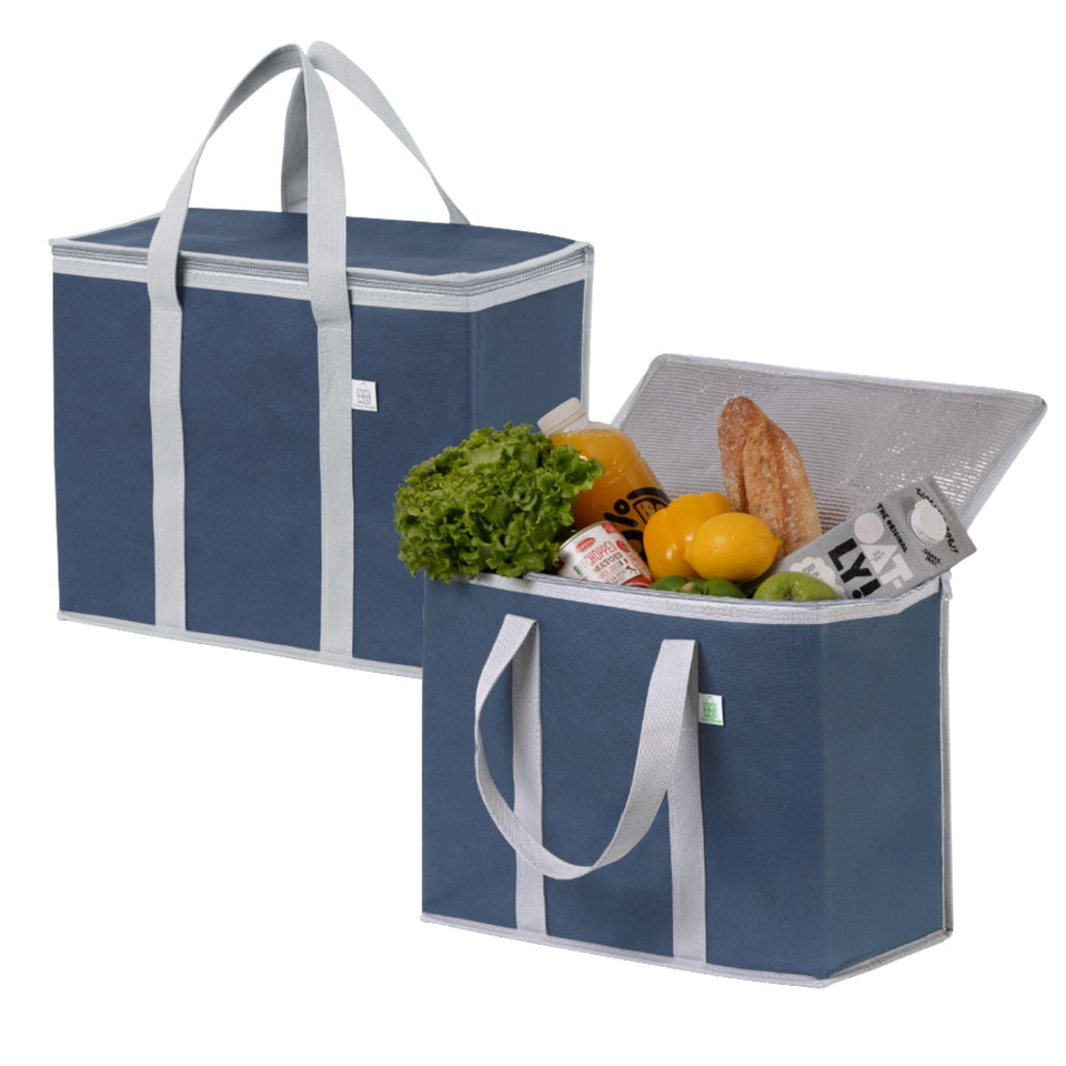 VENO 2Pack cooler bag front view shows ample capacity for groceries and deliveries.