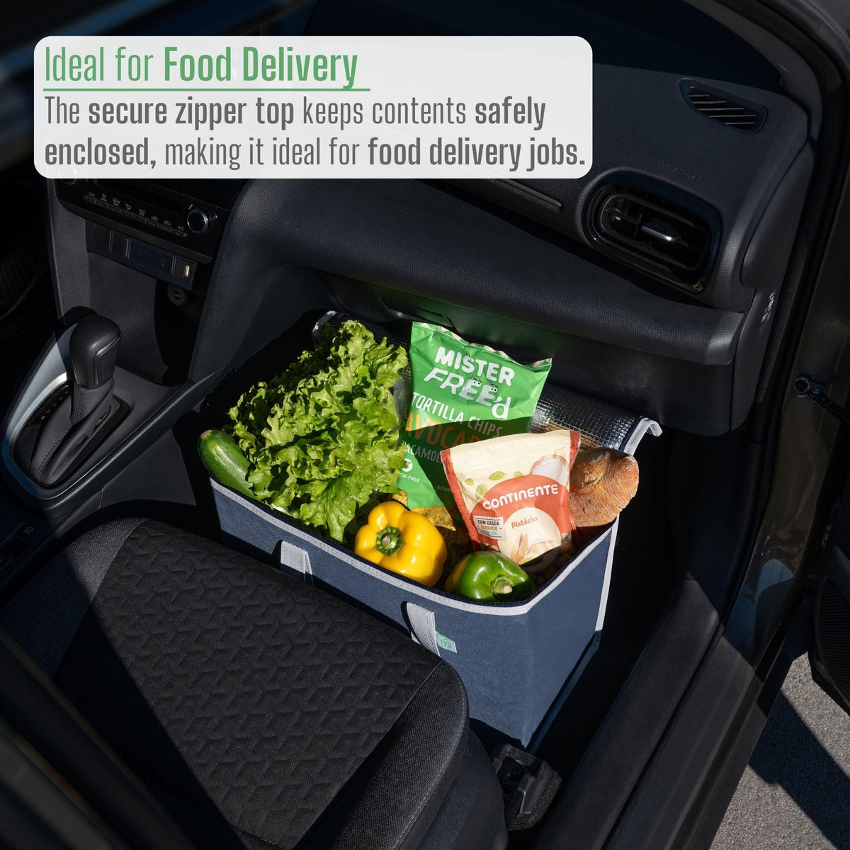 VENO full-contents show practical use for groceries, takeout, and picnics.