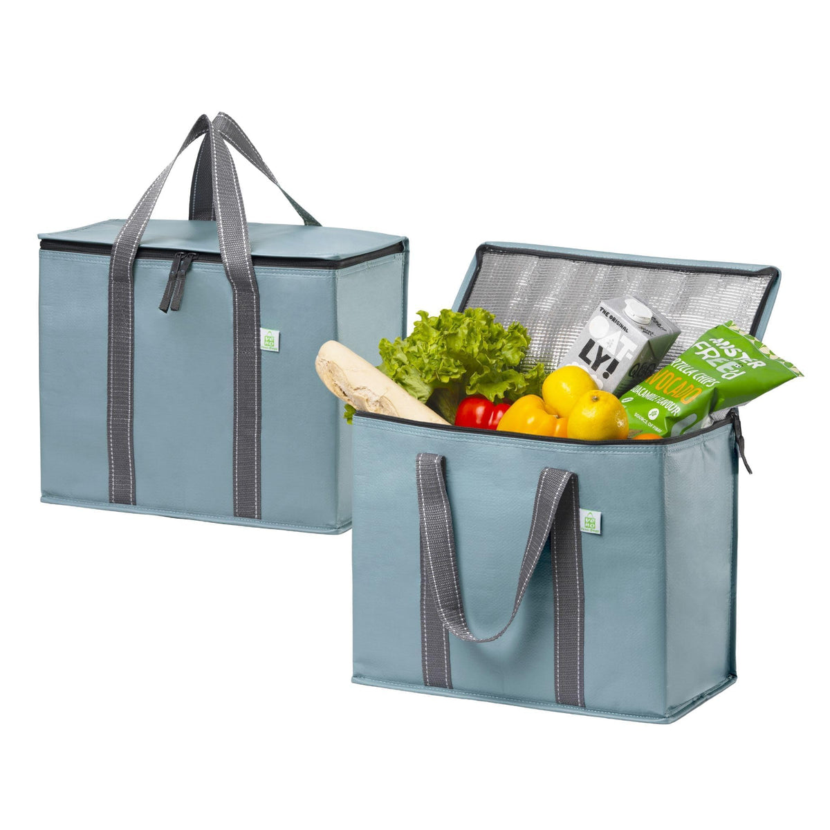 VENO 2-pack cooler bag front view highlights durable insulation for groceries.