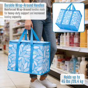 VENO uses post-consumer materials for reusable, eco-friendly shopping.