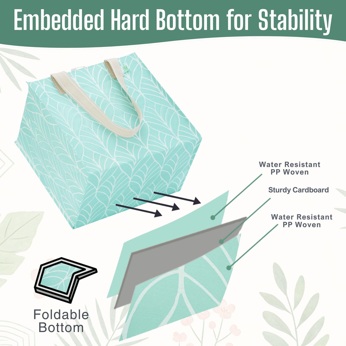 VENO bags foldable design for easy storage at home or in car