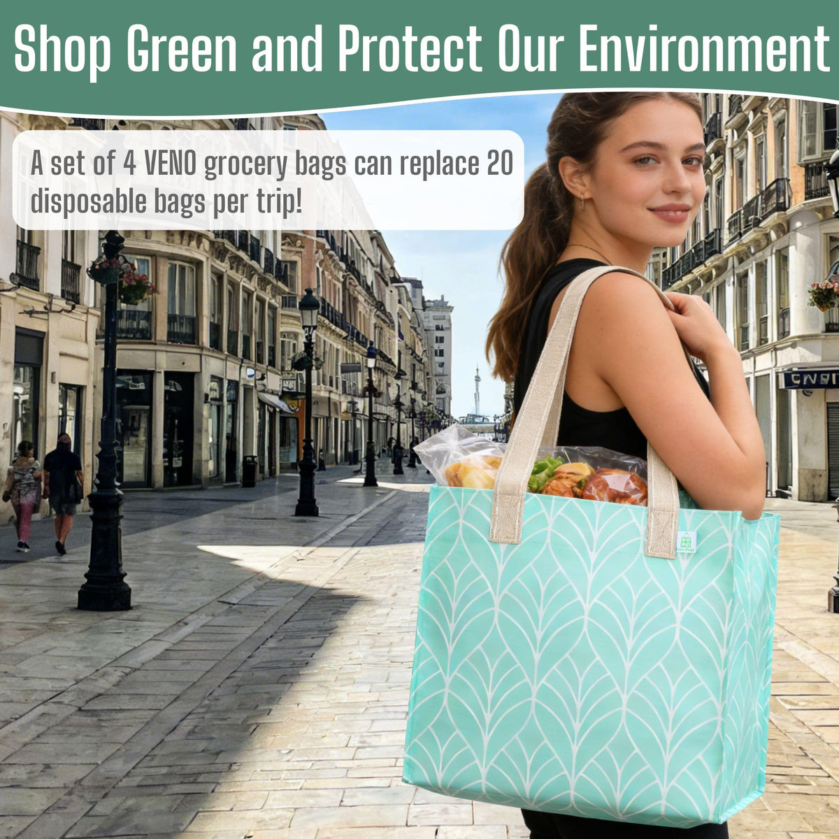 VENO water-resistant PP-woven fabric withstands daily use