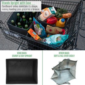 Veno bags organize your car trunk or home spaces for groceries and gear