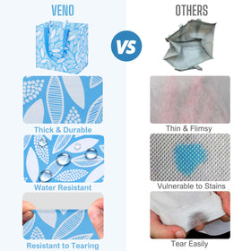 VENO spacious capacity supports groceries, meals, and more in one versatile tote.