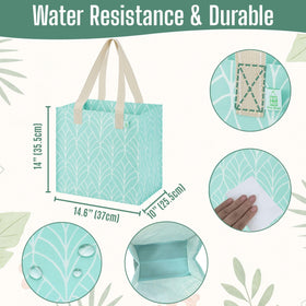 VENO bags upright hard-bottom support keeps items organized during shopping