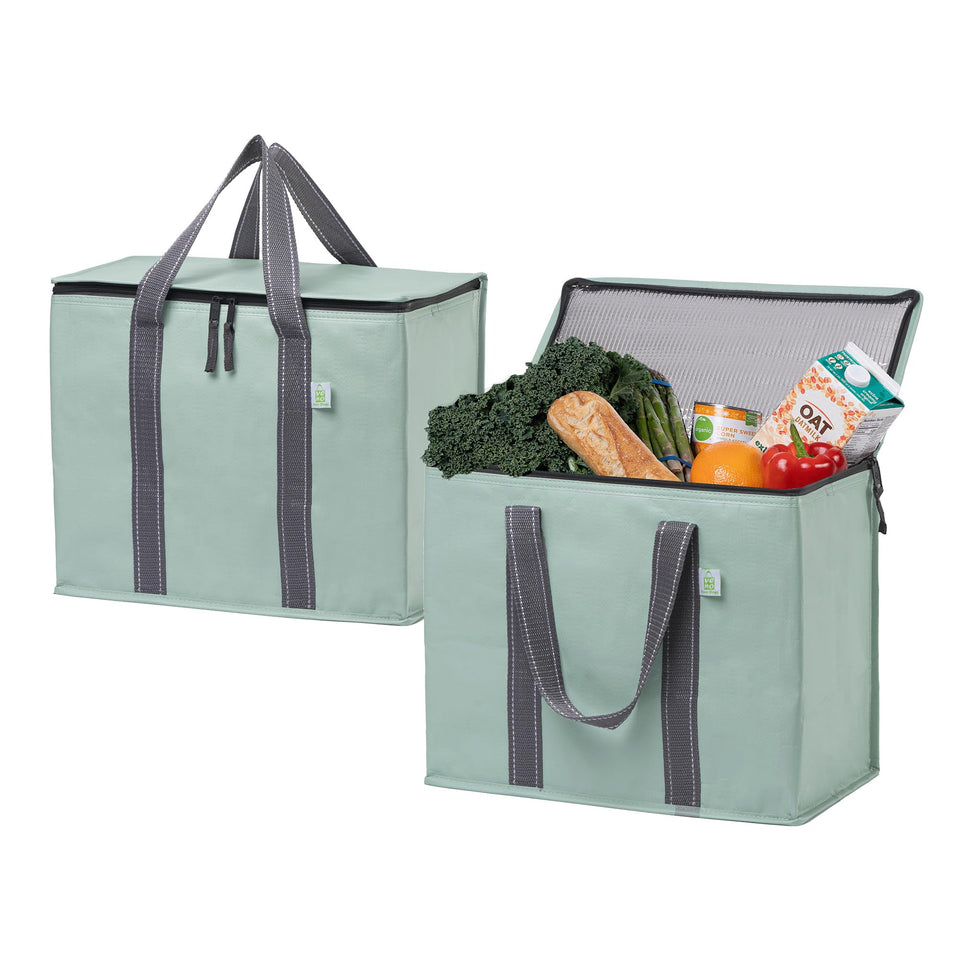 VENO collapsible cooler bag folded for compact storage