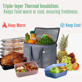 VENO cooler bag collapsed for flat, space-saving storage
