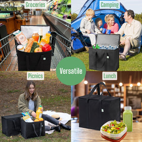 VENO durable insulated bag helps keep items fresh on the go.