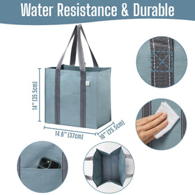 VENO bags with hard bottom stay upright during loading.
