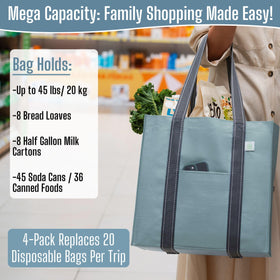 VENO bags are versatile for groceries, beach, or picnics.
