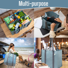 VENO bags use post-consumer material to reduce waste.