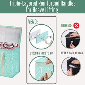 VENO insulated cooler bag carrying meals during delivery