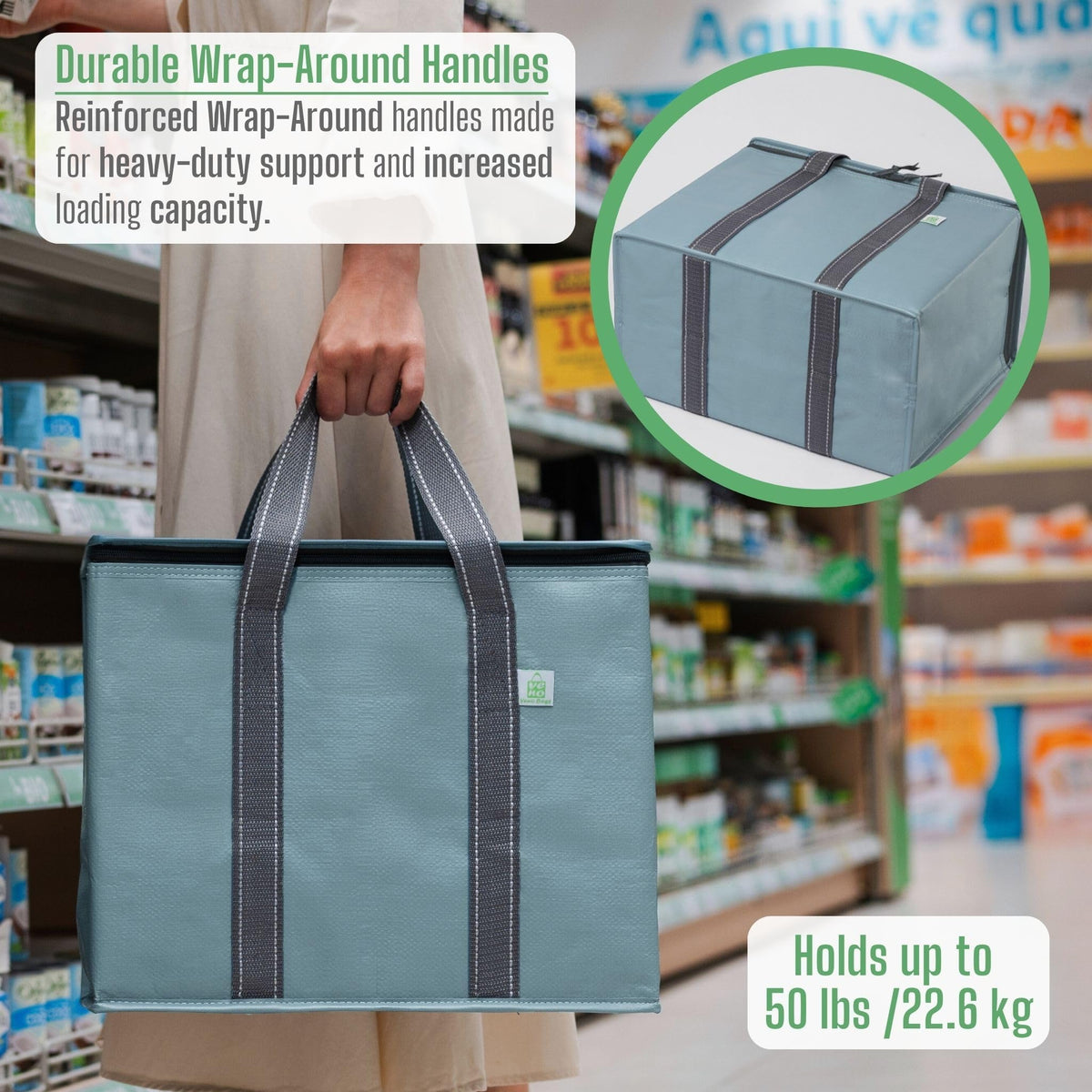 VENO large-capacity insulated bag ideal for groceries and deliveries.