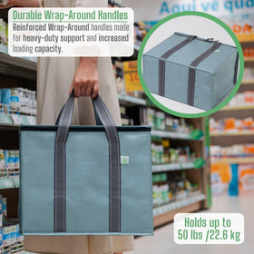 VENO large-capacity insulated bag ideal for groceries and deliveries.