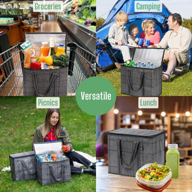 VENO two-pack grocery delivery bags ready for everyday shopping
