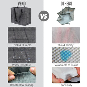 VENO Windowpane 4Pack bags folded storage for car or purse.