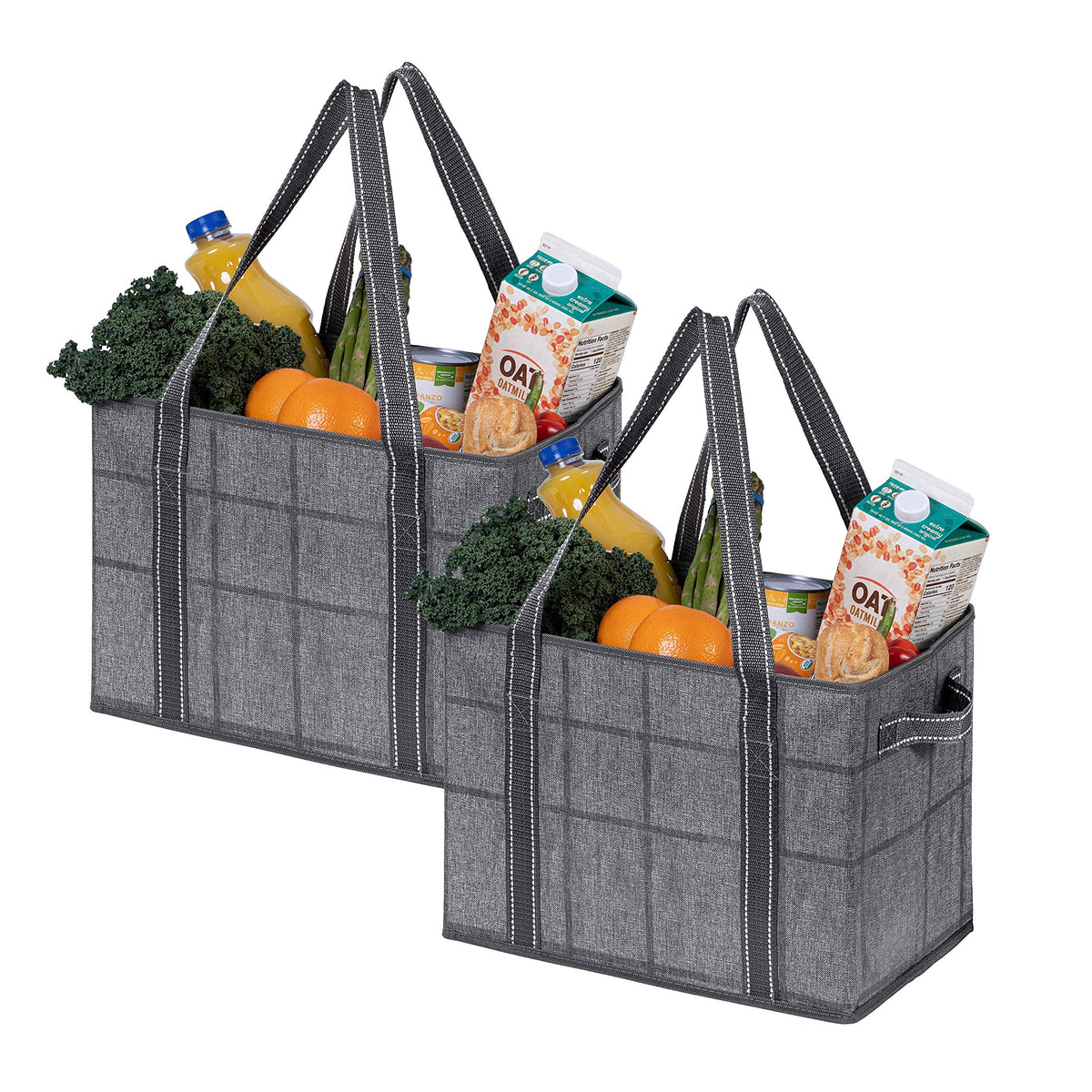 VENO Windowpane 8-gallon bag stands upright for easy loading.