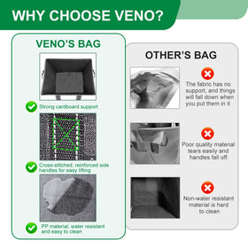 VENO Windowpane material is water-resistant and easy to wipe.