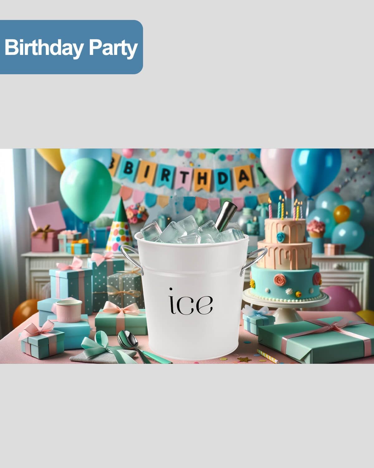 vensovo ice bucket suitable for indoor and outdoor entertaining