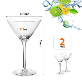 VENVENWEAVS martini glasses for gimlet offer crystal sparkle and comfortable balance at parties.