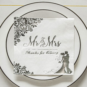 VENY TAYA bridal-shower napkins with thick soft feel for comfortable cleanup.