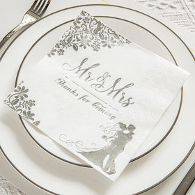 VENY TAYA disposable wedding napkins ideal for dessert table decor and guests use.