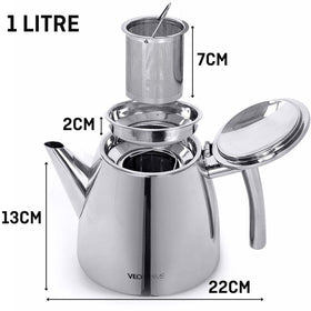 Gift-ready VeoHome tea pot featuring stylish, practical design for tea time.