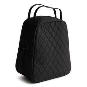 Vera Bradley lunch bag Moonless Night exterior shows premium cotton texture for daily use.