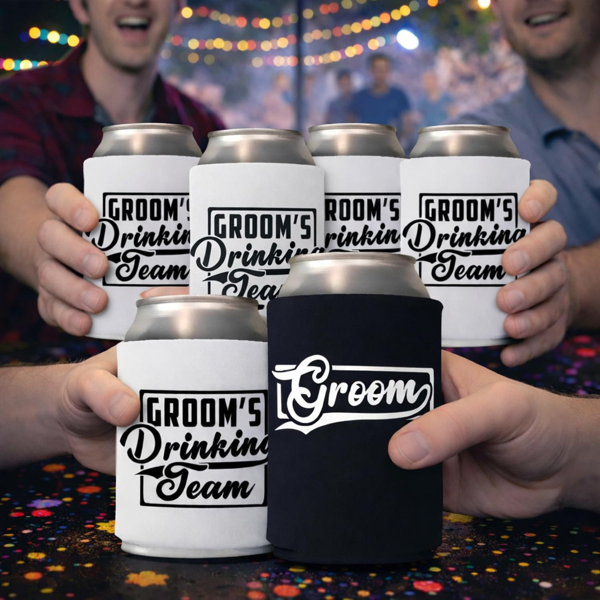 Veracco groom can cooler twelve-pack supports versatile setups for larger celebrations