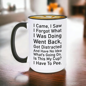 Veracco office humor mug quote ideal for workplace gifting